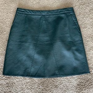 Zara Faux Leather Skirt